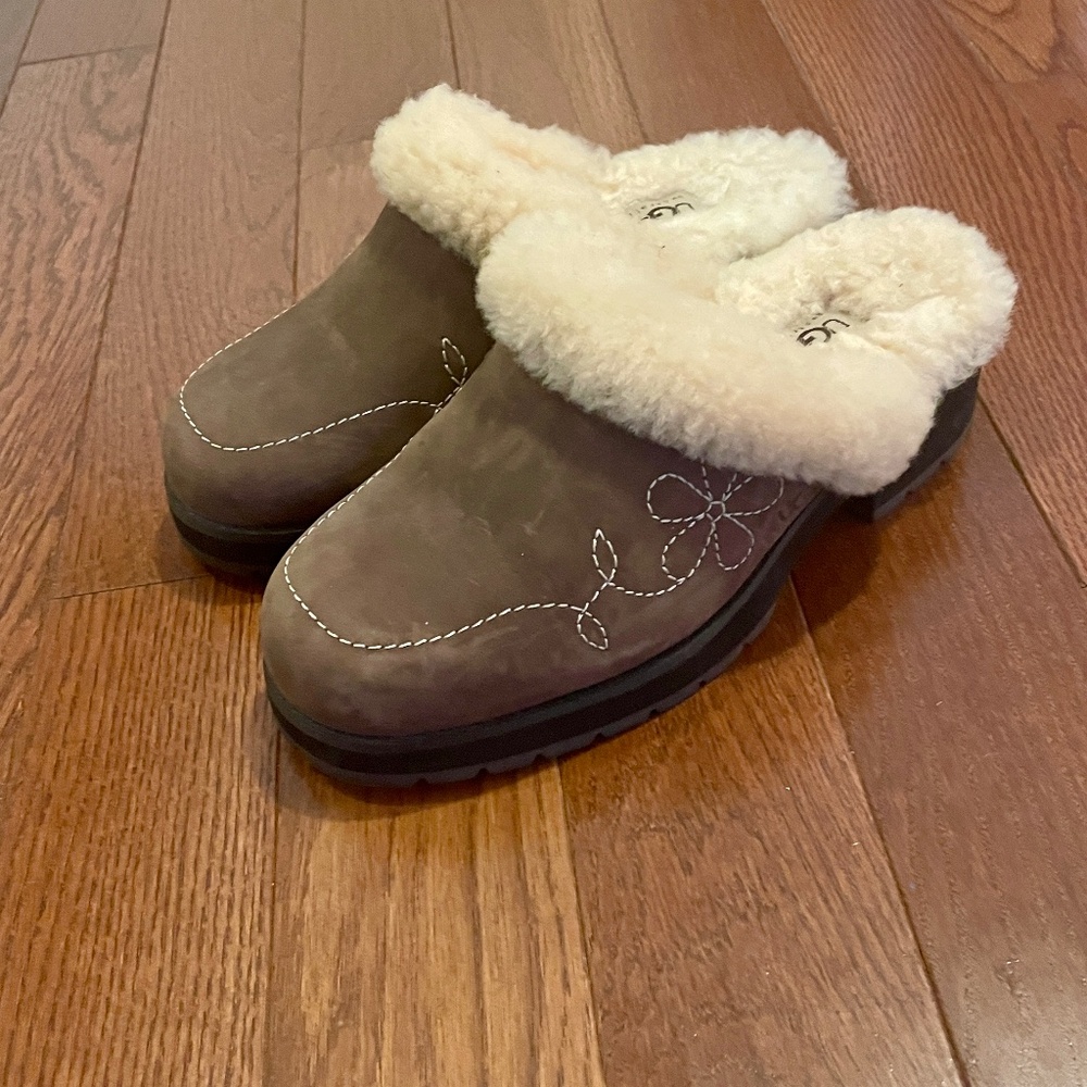 Ugg Leather Clogs - image 1